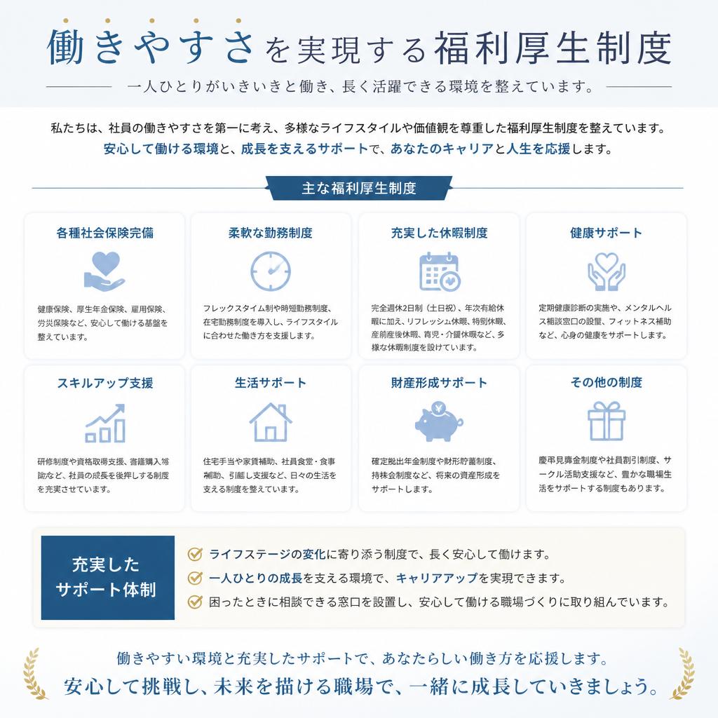 福利厚生制度の充実